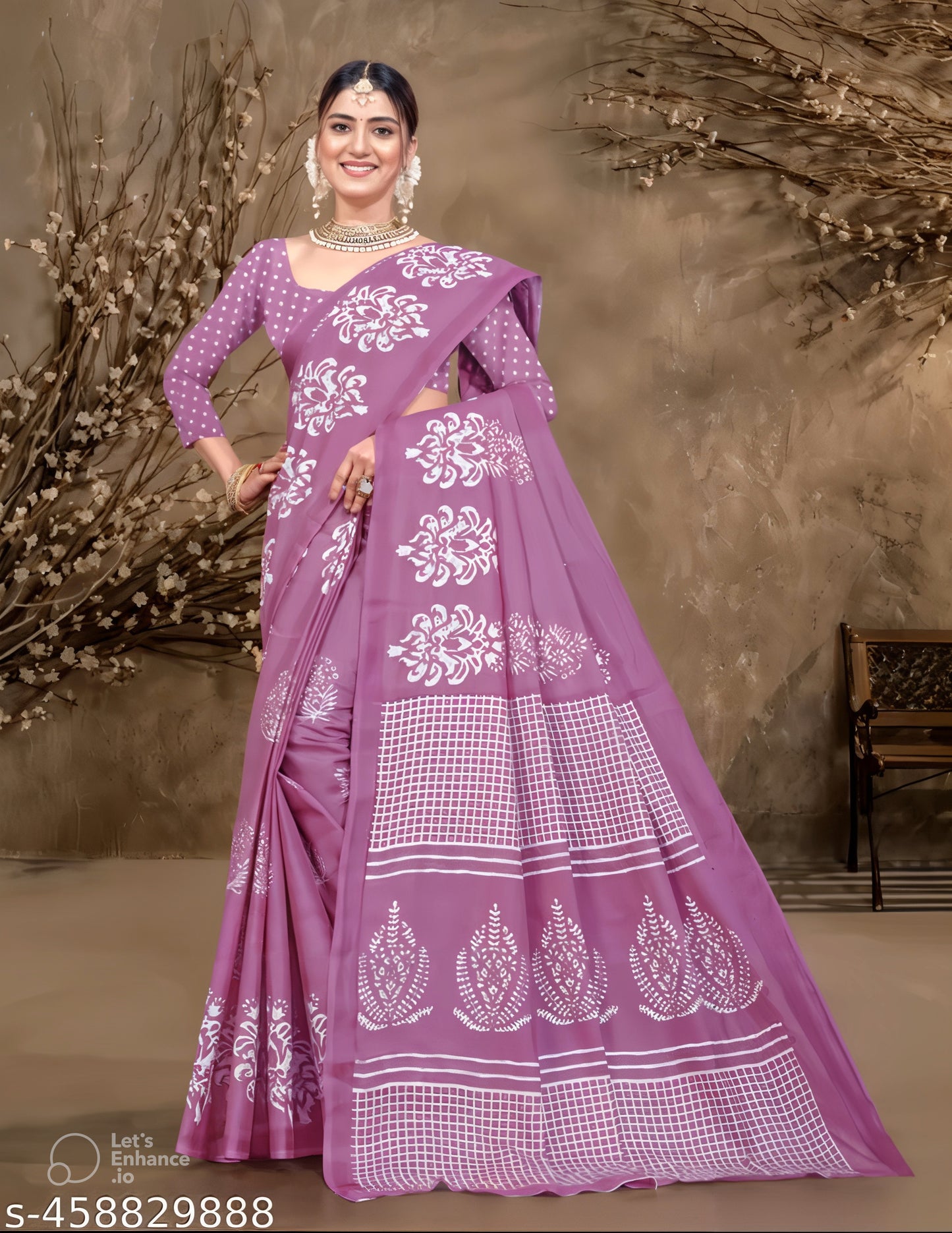 Lavanya Lilac Elegance Saree